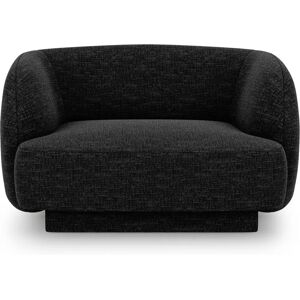 Micadoni - Home Poltrona ciniglia nero - Zwart - 109x74x85cm - Stoel Micadoni - Home Poltrona ciniglia nero - Zwart - 109x74x85cm - Stoel