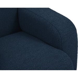 Micadoni Home Canapea 2 locuri din bouclé albastru închis - Canapea Micadoni Home Canapea 2 locuri din bouclé albastru închis - Canapea