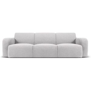 Micadoni Home - Divano 3 posti bouclé grigio chiaro - Bouclé gri deschis Micadoni Home - Divano 3 posti bouclé grigio chiaro - Bouclé gri deschis