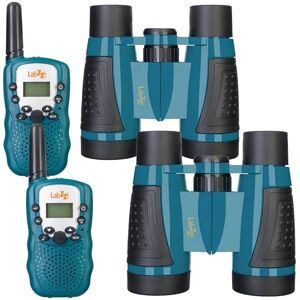 Kit pour enfants avec talkie-walkie et jumelles - Levenhuk - Bleu Kit pour enfants avec talkie-walkie et jumelles - Levenhuk - Bleu