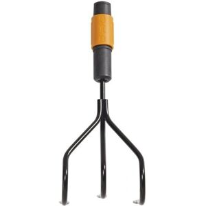 Cabezal de cultivador de 3 dientes Fiskars QuikFit, Negro/Naranja - Herramienta para preparar la tierra Cabezal de cultivador de 3 dientes Fiskars QuikFit, Negro/Naranja - Herramienta para preparar la tierra