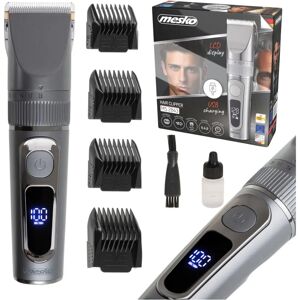 Mesko MS 2843 - Trymer z wyświetlaczem LCD - Stal nierdzewna Mesko MS 2843 - Trymer z wyświetlaczem LCD - Stal nierdzewna