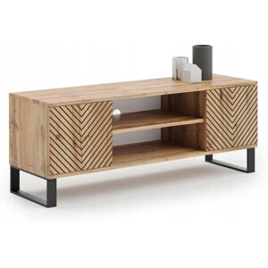 Szafka RTV Kobi Focus Herringbone 155cm - Szafka RTV Szafka RTV Kobi Focus Herringbone 155cm - Szafka RTV
