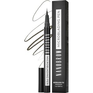 Nanobrow Microblading Pen Dark Brown - Eyebrow Pencil - Waterproof & Vegan Nanobrow Microblading Pen Dark Brown - Eyebrow Pencil - Waterproof & Vegan