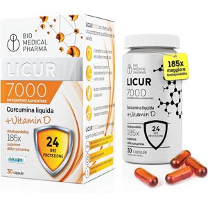 Bio Medical Pharma Licur 7000 + Suplement diety witamina D - 30 kapsułek Bio Medical Pharma Licur 7000 + Suplement diety witamina D - 30 kapsułek
