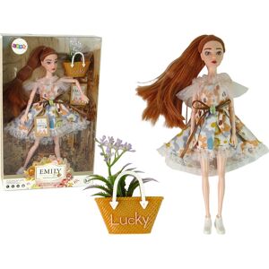 Lean Toys Poupée Emily - Cheveux Rouges et Fleurs - Poupée, Sac & Fleurs - Publicité Lean Toys Poupée Emily - Cheveux Rouges et Fleurs - Poupée, Sac & Fleurs - Publicité