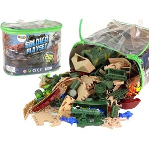 Lean Toys Militair Set met 200 Figuren en Voertuigen - Speelgoed voor Kinderen Lean Toys Militair Set met 200 Figuren en Voertuigen - Speelgoed voor Kinderen