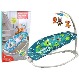 Lean Toys Transat Oscillant 2-en-1 Grenouille - Transat pour Bébé - Publicité Lean Toys Transat Oscillant 2-en-1 Grenouille - Transat pour Bébé - Publicité