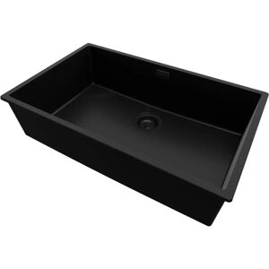 Evier noir London 80 Slim XXL de Primagran - Design moderne minimaliste - Publicité Evier noir London 80 Slim XXL de Primagran - Design moderne minimaliste - Publicité