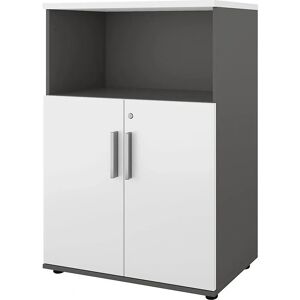 Kaiserkraft Stauraum-Schrank - 800x420mm, 1138mm hoch, 700mm Tür - Grau/Weiß Kaiserkraft Stauraum-Schrank - 800x420mm, 1138mm hoch, 700mm Tür - Grau/Weiß