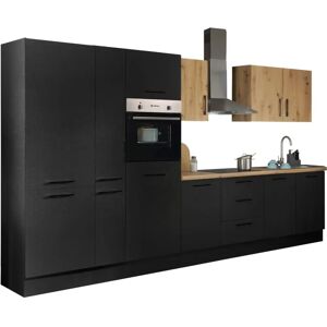 BALCULINA Turin Küchenzeile - schwarz - Küchenzeile BALCULINA Turin Küchenzeile - schwarz - Küchenzeile