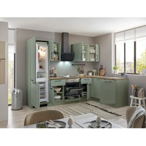 BALCULINA - Marsi - Front schilfgrün - Corner Kitchen BALCULINA - Marsi - Front schilfgrün - Corner Kitchen