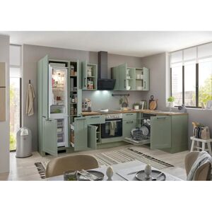 BALCULINA - Marsi - schilfgrün - sanremo eichefarben - Küche BALCULINA - Marsi - schilfgrün - sanremo eichefarben - Küche