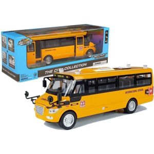 Bus Scolaire Jouet Lean Toys - Moteur Pull-Back - 23cm - Publicité Bus Scolaire Jouet Lean Toys - Moteur Pull-Back - 23cm - Publicité