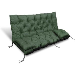 Generic - 100x60x50 cm - Vihreä - Garden cushion set Generic - 100x60x50 cm - Vihreä - Garden cushion set