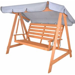 Huśtawka ogrodowa Sylva od Rojaplast - Drewno, FSC Certyfikowane, 3 Osoby Huśtawka ogrodowa Sylva od Rojaplast - Drewno, FSC Certyfikowane, 3 Osoby