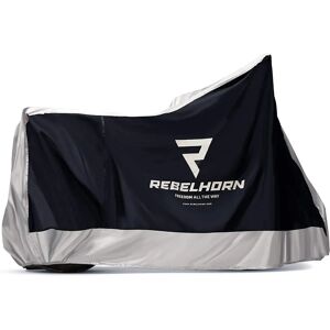 Rebelhorn COVER II Cubierta de moto - Negro Plateado - L Rebelhorn COVER II Cubierta de moto - Negro Plateado - L