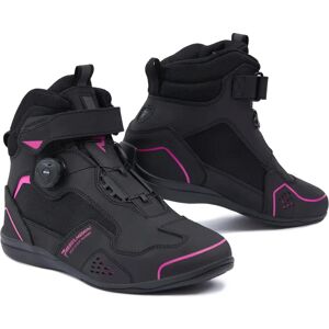 Rebelhorn Spark II Botas de motocicleta negras y rosas - Botas de motocicleta Rebelhorn Spark II Botas de motocicleta negras y rosas - Botas de motocicleta