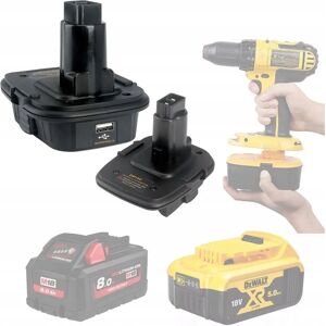 DEWALT - DCA1820 - 18V/20V Li-ion - Milwaukee M18 - Adapter DEWALT - DCA1820 - 18V/20V Li-ion - Milwaukee M18 - Adapter