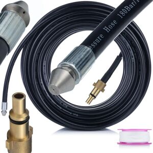Manguera de limpieza de alcantarillado de 20 m compatible con Nilfisk, Lavor, Stihl Manguera de limpieza de alcantarillado de 20 m compatible con Nilfisk, Lavor, Stihl