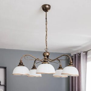 Jupiter Large 5-Arm Brass Patina Chandelier - Pendant Light Jupiter Large 5-Arm Brass Patina Chandelier - Pendant Light