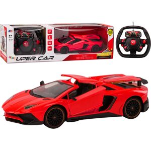 Lean Toys - RC Car 1:12 - Rouge - Portes ouvertes - RC car Lean Toys - RC Car 1:12 - Rouge - Portes ouvertes - RC car