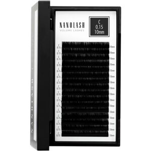 Nanolash Model: Volume Lashes False Eyelashes - 0.15 C, 10mm Nanolash Model: Volume Lashes False Eyelashes - 0.15 C, 10mm