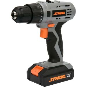 Perceuse sans fil Sthor 78972 - 2 Batteries, 780g, 18V - Publicité Perceuse sans fil Sthor 78972 - 2 Batteries, 780g, 18V - Publicité