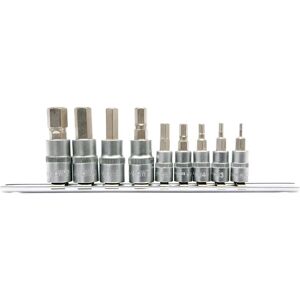 Yato YT-04401 Conjunto de soquetes - 9 peças em cromo-vanádio Yato YT-04401 Conjunto de soquetes - 9 peças em cromo-vanádio