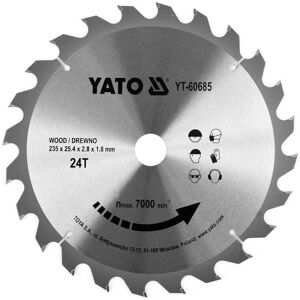 Yato YT-60685 Pyörösaha terä - 24T - Ø235 mm Yato YT-60685 Pyörösaha terä - 24T - Ø235 mm