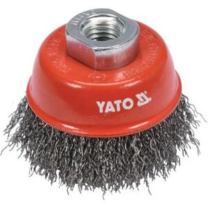 Yato YT-47658 Ferramenta rotativa de usinagem - Escova de lixamento metálica Yato YT-47658 Ferramenta rotativa de usinagem - Escova de lixamento metálica