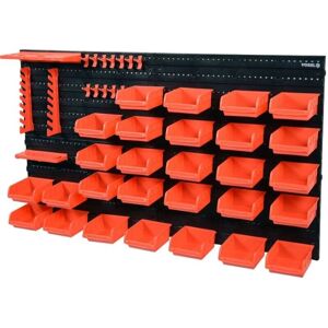 Vorel Muro degli Strumenti - 48 pezzi, 95x54.4cm, Sistema di stoccaggio Vorel Muro degli Strumenti - 48 pezzi, 95x54.4cm, Sistema di stoccaggio