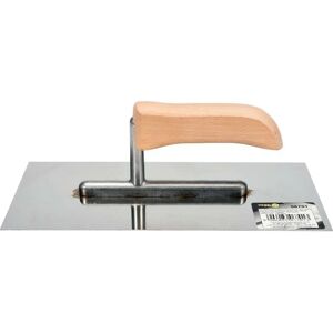 Truelle de maçon Vorel 06701 - Acier inox, base en aluminium, 270x130mm - Publicité Truelle de maçon Vorel 06701 - Acier inox, base en aluminium, 270x130mm - Publicité