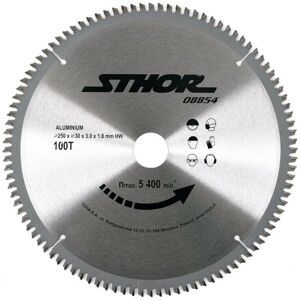 Sthor 08854 Lame de scie circulaire - 250mm - 100 dents - Pour aluminium - Publicité Sthor 08854 Lame de scie circulaire - 250mm - 100 dents - Pour aluminium - Publicité