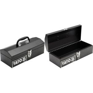 Boîte à outils en acier Yato YT-0882 - Compacte 36x15x11cm - Noire - Publicité Boîte à outils en acier Yato YT-0882 - Compacte 36x15x11cm - Noire - Publicité