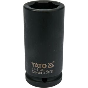 YATO YT-1128 Impact Socket - 28mm, 3/4" Engrenagem, 90mm Comprimento YATO YT-1128 Impact Socket - 28mm, 3/4" Engrenagem, 90mm Comprimento