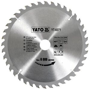 Yato YT-6071 Węglik wolframu okrągła piła tarczowa - 25cm - Drewno/Plastik Yato YT-6071 Węglik wolframu okrągła piła tarczowa - 25cm - Drewno/Plastik