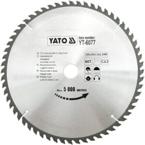 Yato YT-6077 Kołowy brzeszczot - 300mm, 60 zębów, Stal Yato YT-6077 Kołowy brzeszczot - 300mm, 60 zębów, Stal