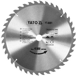 Yato YT-6081 Koła piła tarczowa - 350mm, 40 zębów, węglik wolframu Yato YT-6081 Koła piła tarczowa - 350mm, 40 zębów, węglik wolframu
