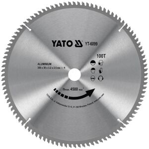Yato YT-6099 Pyörösahanterä - Alumiini - 350mm - 100 hammasta Yato YT-6099 Pyörösahanterä - Alumiini - 350mm - 100 hammasta