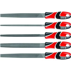 Yato YT-6238 Files Set - Flat, Triangular, Semicircular - 250mm Yato YT-6238 Files Set - Flat, Triangular, Semicircular - 250mm