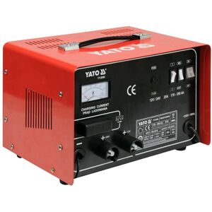 Yato YT-8305 autovirtalaturi - 25A, 12V/24V, kestävä ja kannettava Yato YT-8305 autovirtalaturi - 25A, 12V/24V, kestävä ja kannettava
