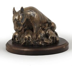 Rzeźba psa Art-Dog Bully IV - Mała figura w brązopodobnym materiale do biura i wystawy Rzeźba psa Art-Dog Bully IV - Mała figura w brązopodobnym materiale do biura i wystawy