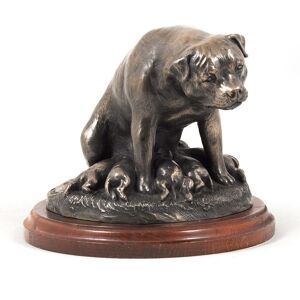Rottweiler II Figura psa - Imitacja Brązu, Rękodzieło Rottweiler II Figura psa - Imitacja Brązu, Rękodzieło