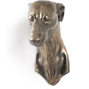 Rzeźba psa Greyhound od Art-Dog - Ręcznie wykonana, brązowa Rzeźba psa Greyhound od Art-Dog - Ręcznie wykonana, brązowa
