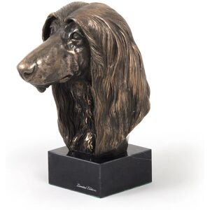 Art-Dog Chart afgański - Statua psa, popiersie na kamiennej podstawie - Rzeźba elegancka Art-Dog Chart afgański - Statua psa, popiersie na kamiennej podstawie - Rzeźba elegancka