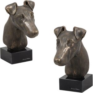 Art-Dog Fox Terrier Gładki - Escultura de Bronce - Trofeo para Perro Art-Dog Fox Terrier Gładki - Escultura de Bronce - Trofeo para Perro
