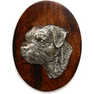 Art-Dog - Border Terrier - Srebrna głowa - Broszka Art-Dog - Border Terrier - Srebrna głowa - Broszka