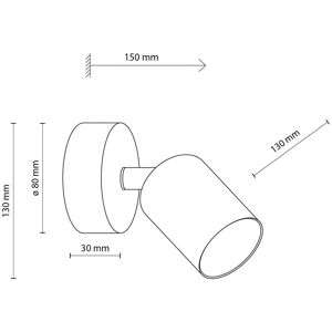 TK Lighting Livia Mint Grøn Væglampe - GU10 Moderne Væglys TK Lighting Livia Mint Grøn Væglampe - GU10 Moderne Væglys