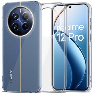 Gjennomsiktig fleksibel telefondeksel for Realme 12 Pro (5G) / 12 Pro+ (5G) - Smartphone Tilbehør Gjennomsiktig fleksibel telefondeksel for Realme 12 Pro (5G) / 12 Pro+ (5G) - Smartphone Tilbehør